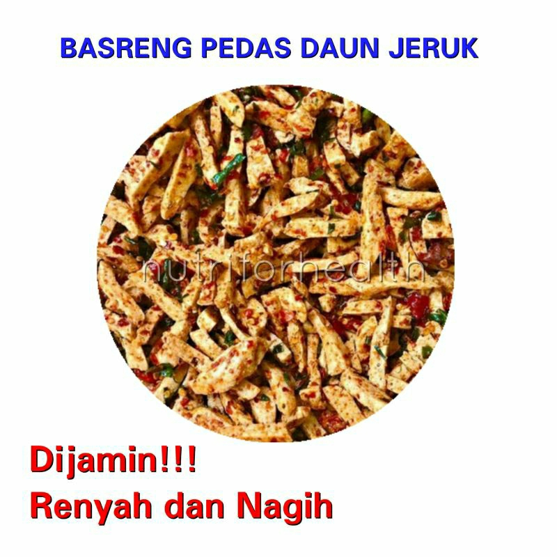 BASRENG VIRAL PEDAS DAUN JERUK 100GRAM DIJAMIN RENYAH DAN NAGIH