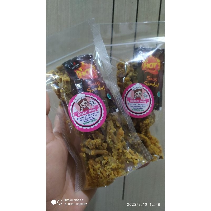 

Usus crispy kemasan pouch