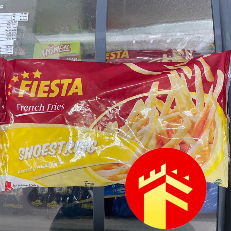 

KENTANG FIESTA SHOESTRING 1 KG 500 GRAM FRENCH FRIES FIESTA SHOESTRING 1 KG FIESTA CRINCLE CUT 1 KG