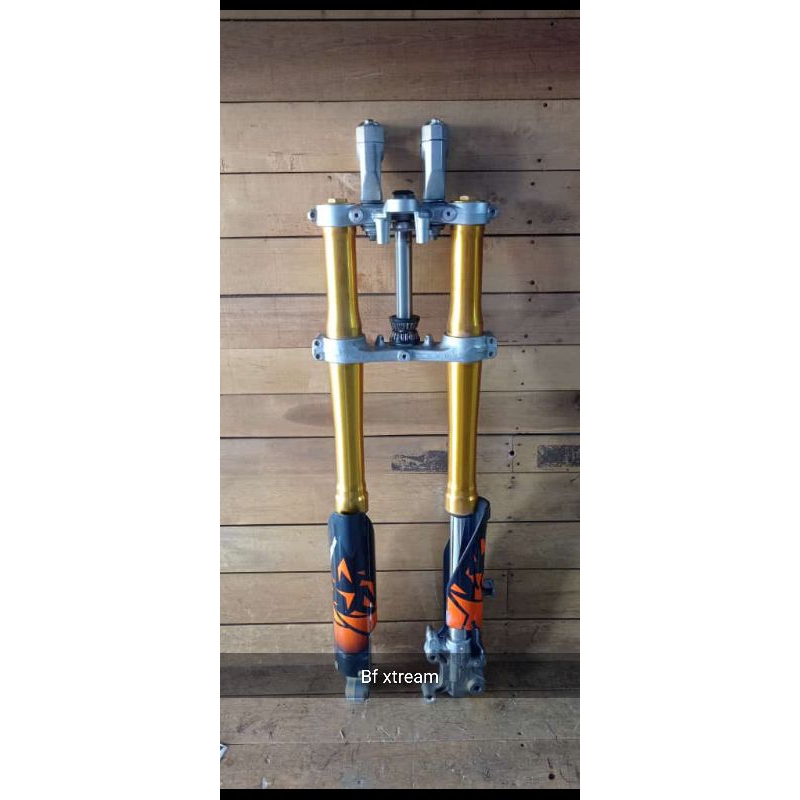 USD up side down shok shock shockbreker sok depan upside upsidedown set Kawasaki KLX trail 150 BF SE