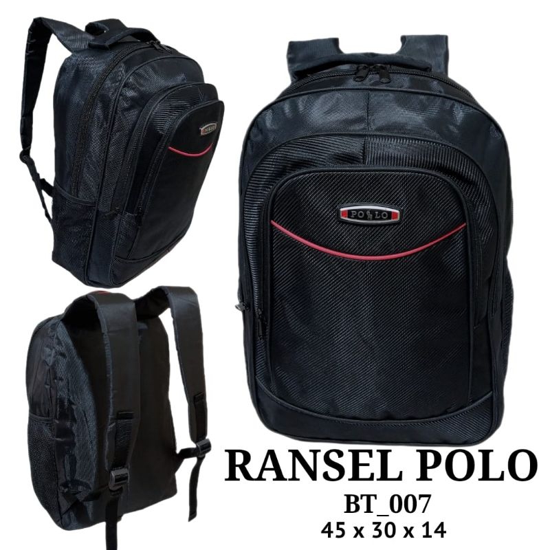 RANSEL POLO 18INC/RANSEL KERJA/RANSEL SEKOLAH/RANSEL LEPTOP/RANSEL KEKINIAN/RANSEL MURAH