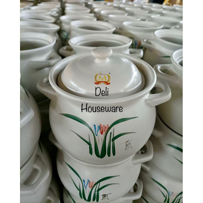 Panci Obat Keramik / Panci Sapo / Mangkok Basi Masak Obat