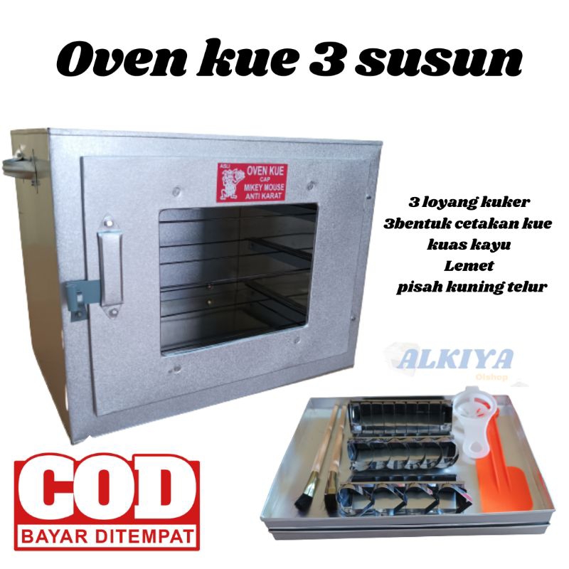 OVEN KOMPOR OVEN TANGNGKRING 3 SUSUN OVEN MICKEY MOUSE MURAH