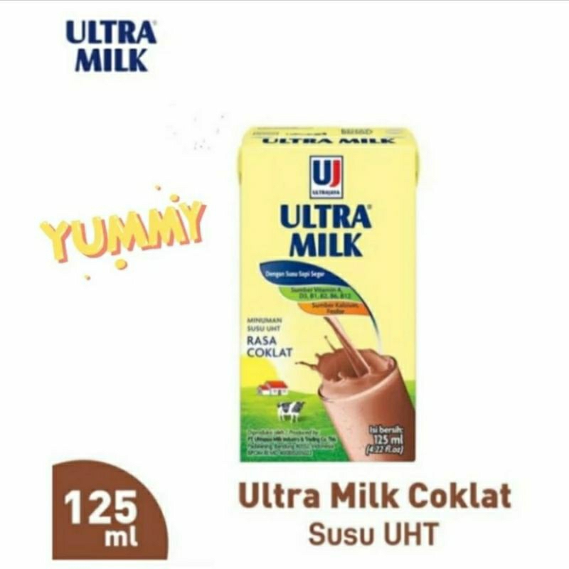 

ultra susu uht cokelat 125 ml | per piece