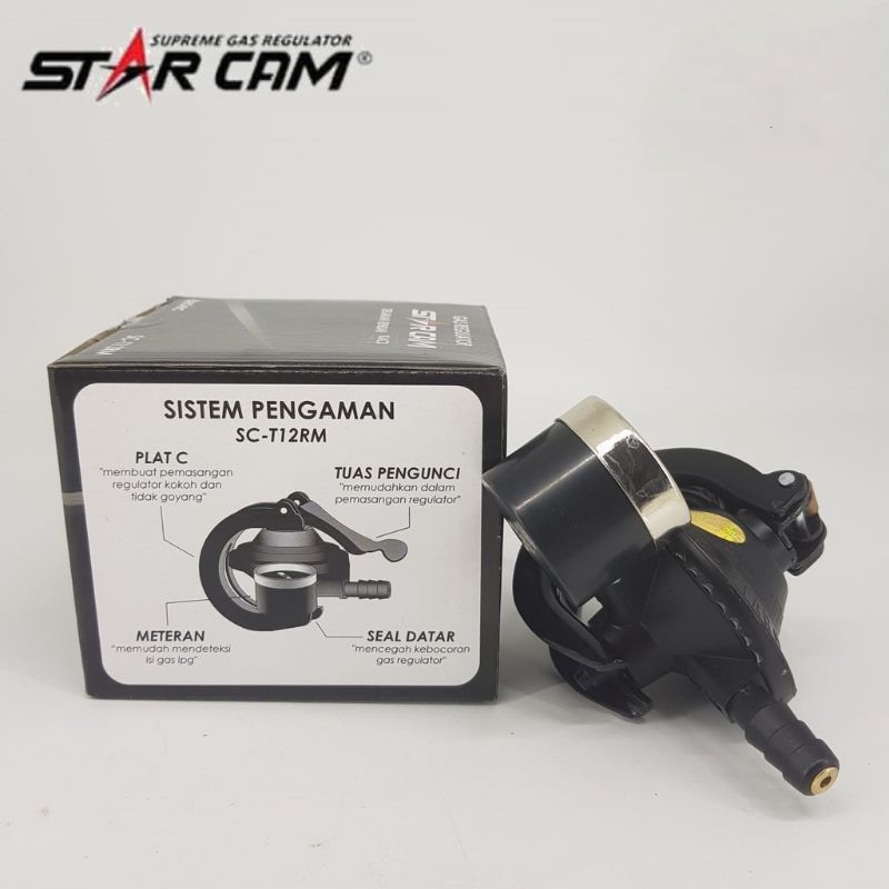 REGULATOR KOMPOR GAS STARCAM SC-T12RM TEKANAN RENDAH