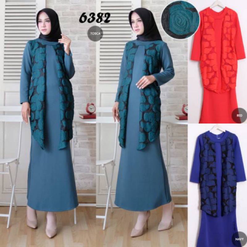 Dress duyung bahan scuba import