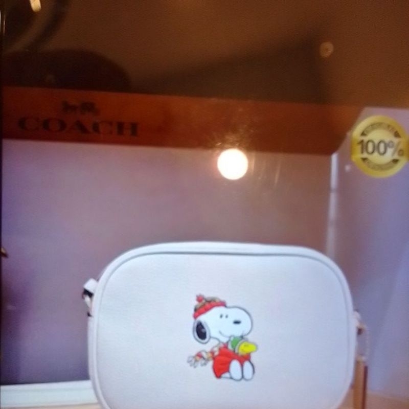 coach coach x peanuts camera bag