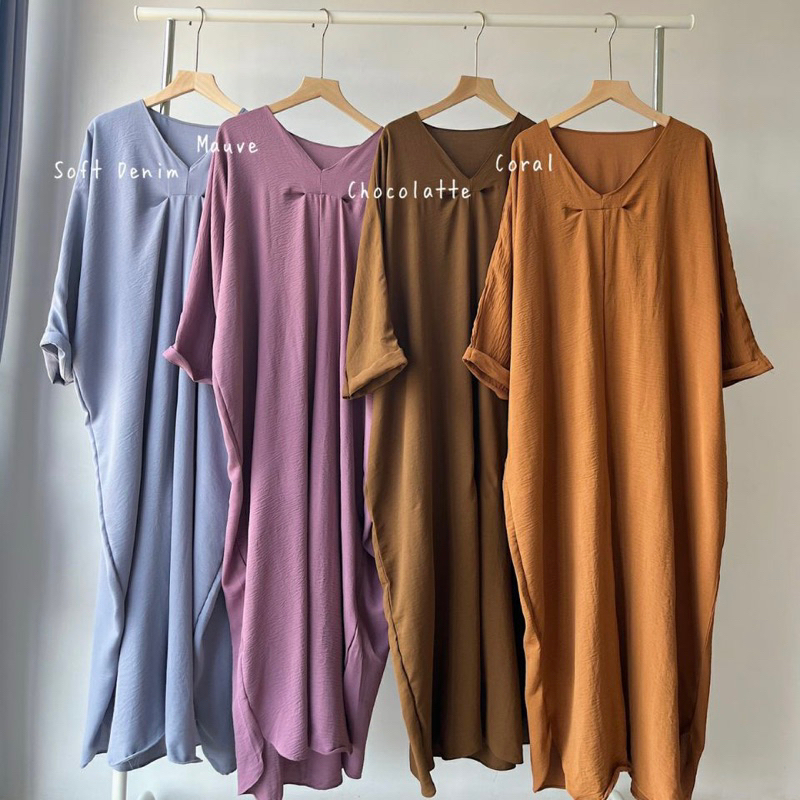 KAFTAN DRESS LEBARAN // AURA KAFTAN PREMIUM