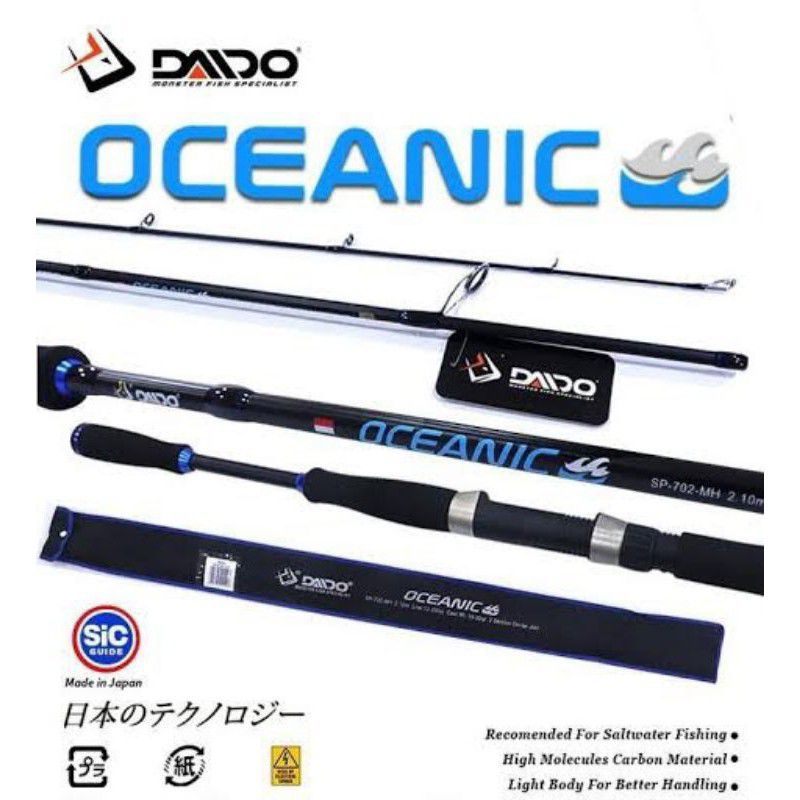 Joran Daido Oceanic Pro Series 210 240 Cm Fuji Saltwater Hollow Carbon