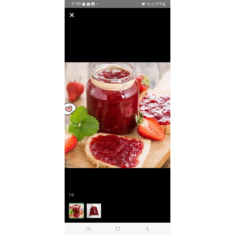

selai strowberry 5kg | selai stroberi 5kg