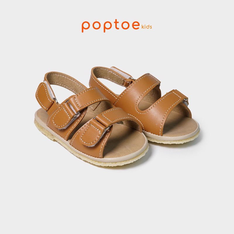 DINOANDBUNNY - SEPATU ANAK POPTOE FORTE CARAMEL - Sendal anak laki-laki usia 1-3 tahun - Sandal sepatu anak