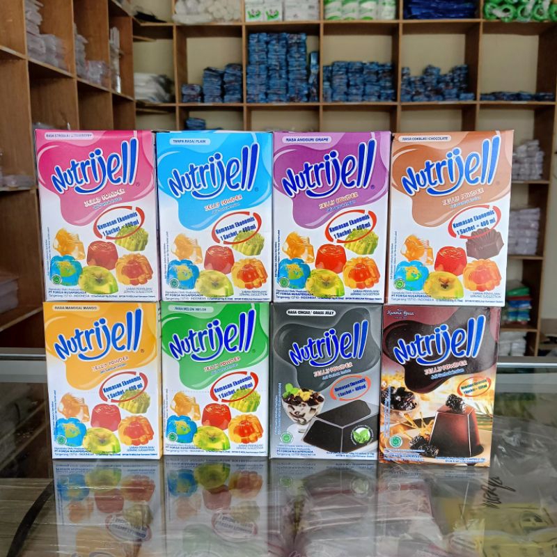 

NUTRIJELL PER SACHET / Nutrijell serbuk instan berbagai varian rasa