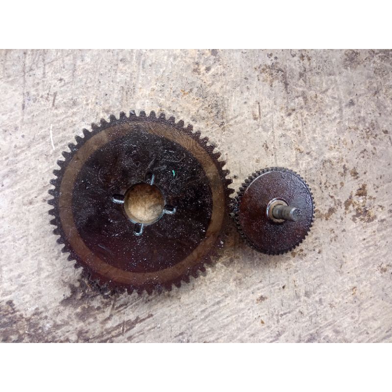 gigi penghantar dinamo stater ori copotan supra x 125