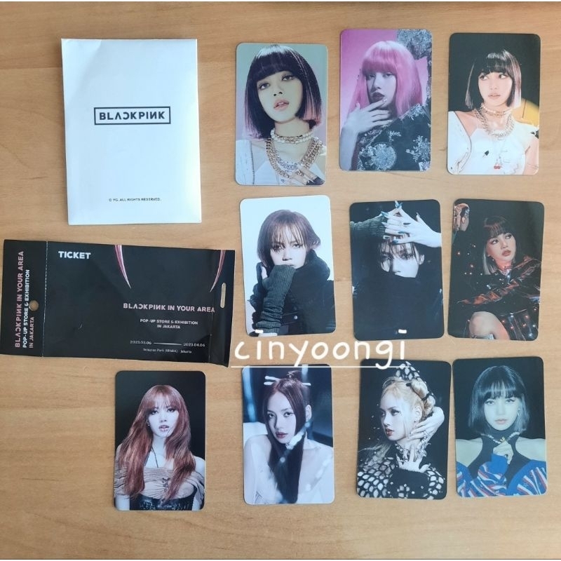 BLACKPINK FLIMTY LISA PHOTOCARD PC - BP IN YOUR AREA POP-UP STORE & EXHIBITION IN JAKARTA