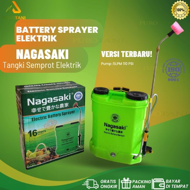 Disinfektan Spray Semprotan Elektrik Tangki Nagasaki 16 Liter