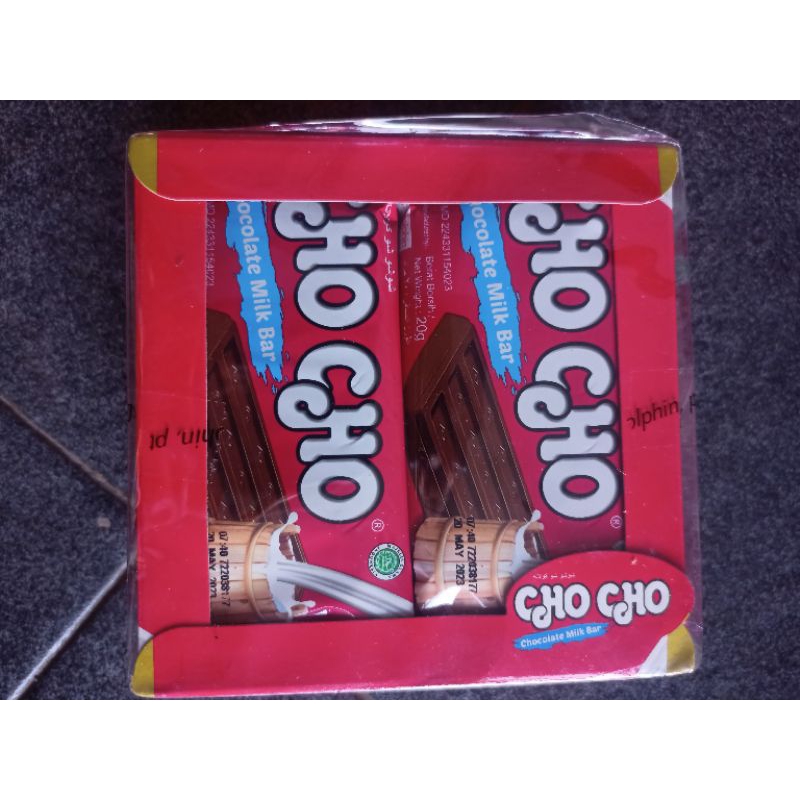 Cho cho chocolate milk bar isi 12*20gr (2000an)