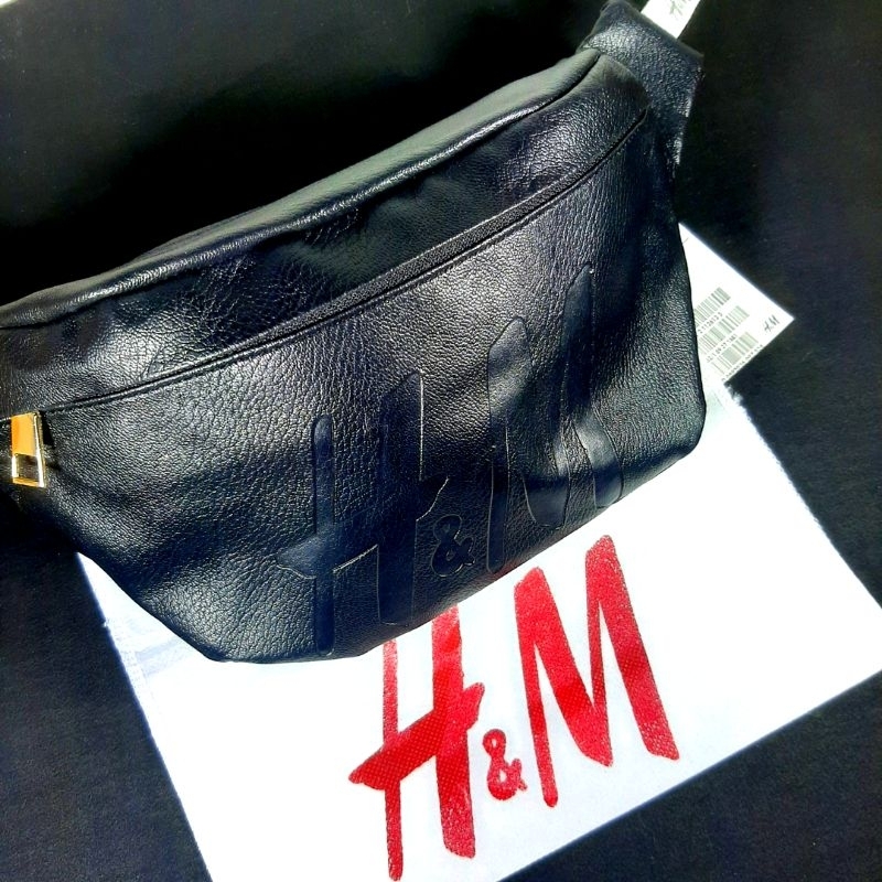 H&M WAISTBAG Suede ORI / TAS PINGGANG HNM  / WAIST BAG HM