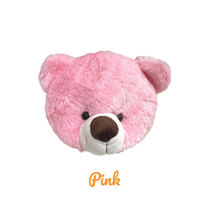 Tas Selempang Kepala Bear Boneka Beruang Bulu Slingbag Wanita Teddy Bear Korea Lucu tali rantai