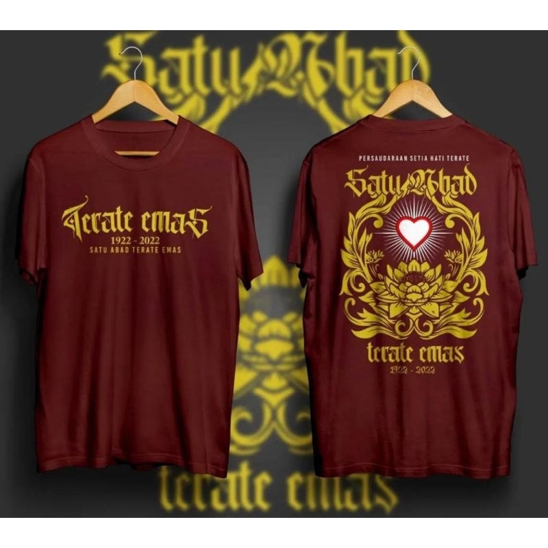 KAOS TERATE EMAS // KAOS DISTRO SATU ABAD TERATE EMAS