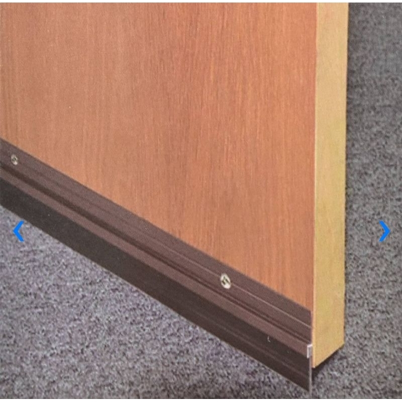 Krisbow penutup lubang bawah pintu aluminium-karet 1 meter/door seal bottom