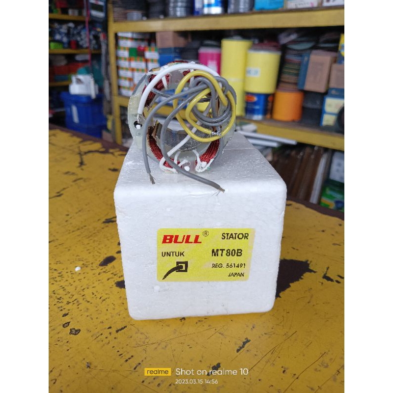 STATOR BANTALAN MT80 MERK BULL BUAT MESIN BOR MAKTEC 13MM STATOR BULL MT80