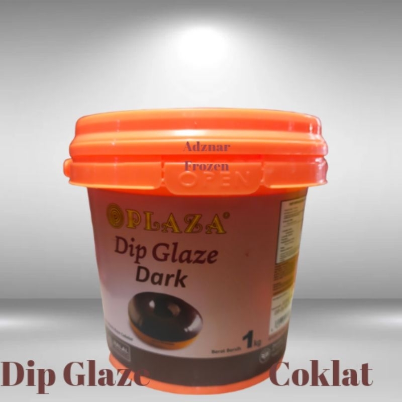 

Dip glaze plaza Dark coklat 1kg / Topping glaze Glazing Dark coklat 1kg