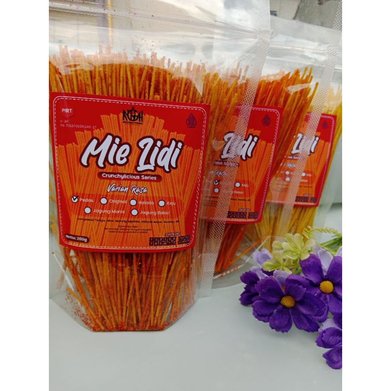 

Mie Lidi Anugrah 200gr/Cemilan Renyah Crunchylicious Series