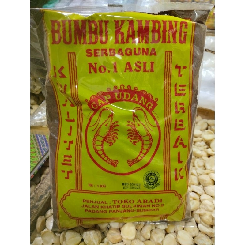 

bumbu pemasak kambing CAP UDANG 1kg