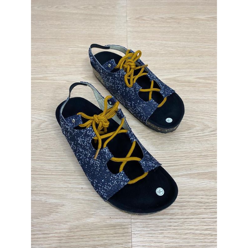 SB ~ SANDAL BIRKEN WANITA GLADIATOR KANVAS