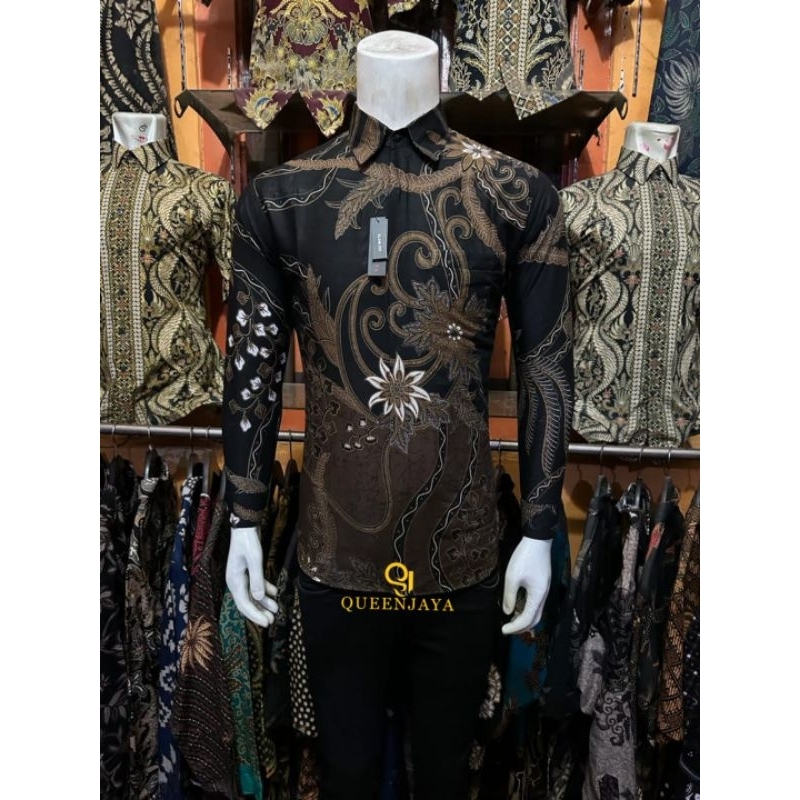 Monalisa Batik - Diplomat Kemeja Batik Pria Lengan Panjang Slimfit Style
