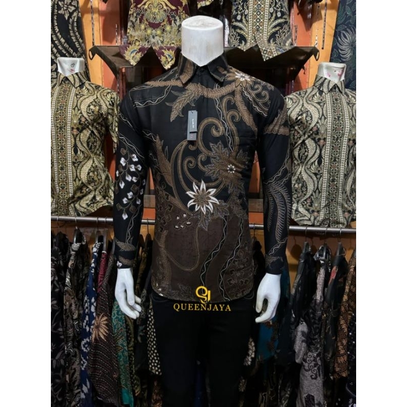 Kemeja Batik Pria Lengan Panjang Slimfit Style