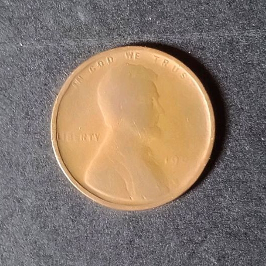 Koin Kuno Amerika Wheat Penny1 Cent Lincoln 1909 Fine