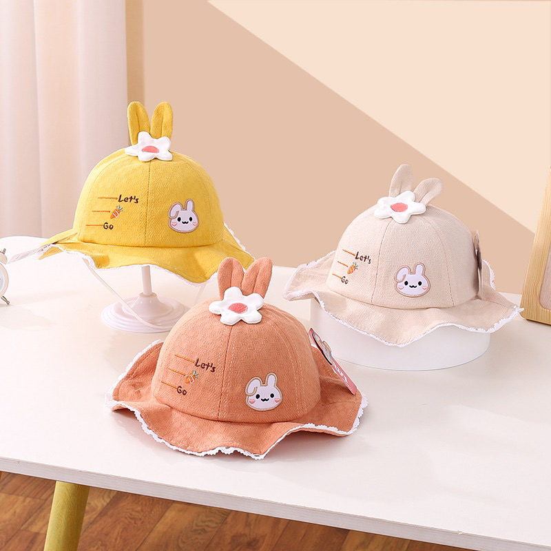 5-18 bulan Topi Bucket Anak Perempuan Import Model Carrotears Rabbit 2