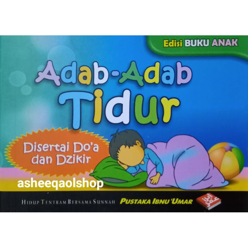 Buku Anak Adab-Adab Tidur Disertai Doa Dan Dzikir