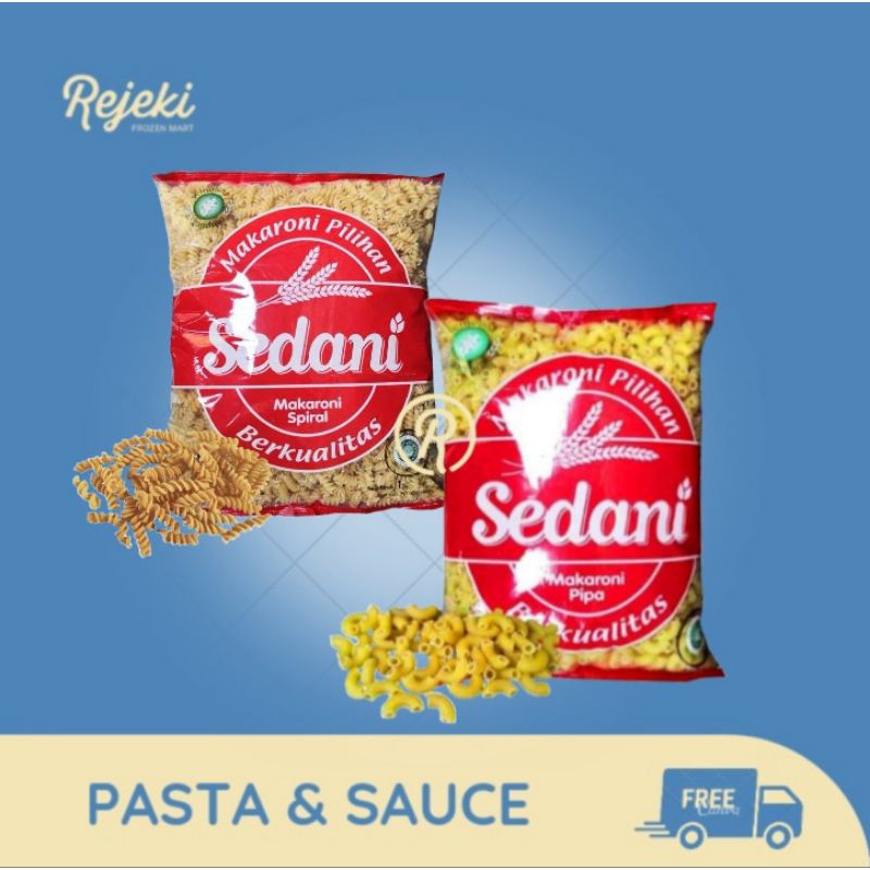 

La Fonte Sedani Pasta Spaghetti / Makaroni Spiral / Pipa 1kg - Rejeki Frozen Mart