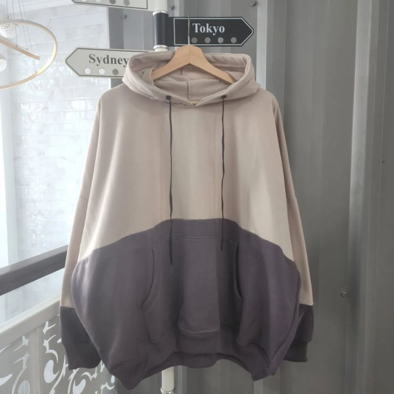 Batwing jumbo 2tone hodie