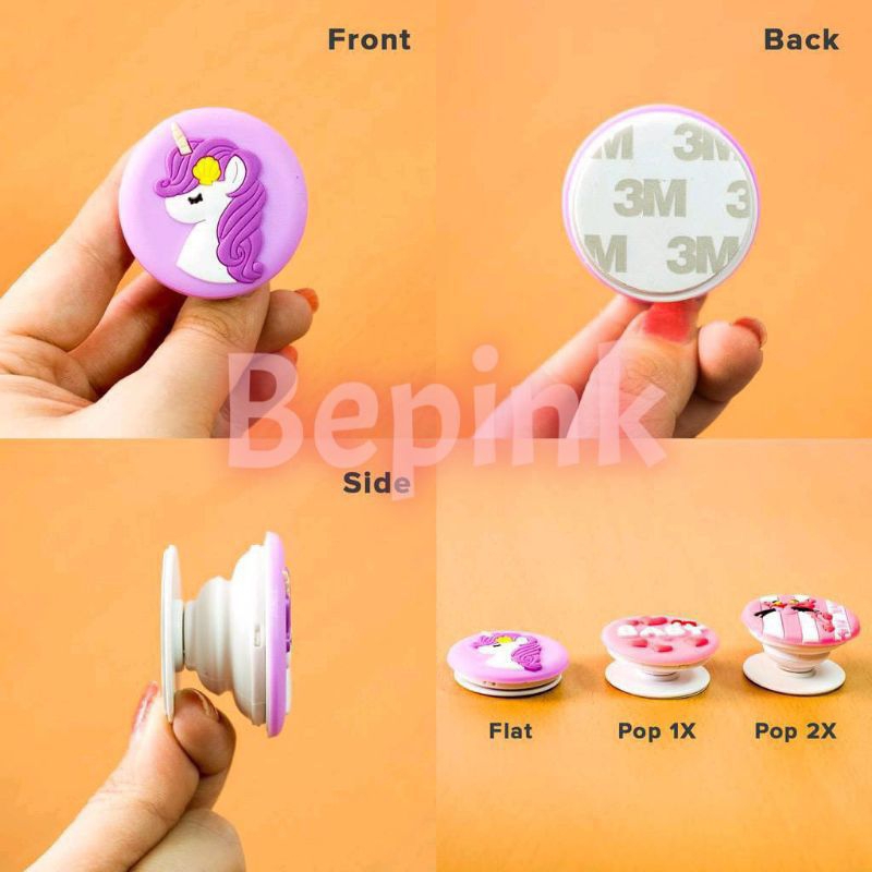 POP SOCKET KARAKKTER KARRTUN 3D (BEPINK OFFICIAL)