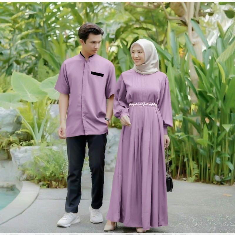 RELINE BAJU PASANGAN WANITA KOKO + GAMIS 04 / CP RELINE SHAKILA / BAJU COUPLE RELINE PREMIUM