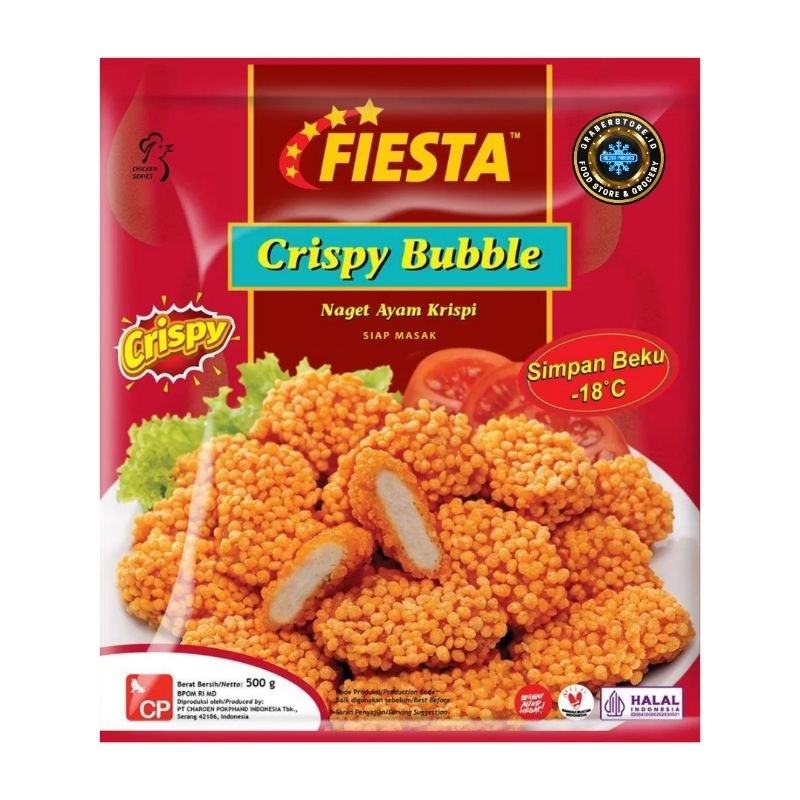 

Fiesta Crispy Bubble 500gr / Naget Ayam Krispi