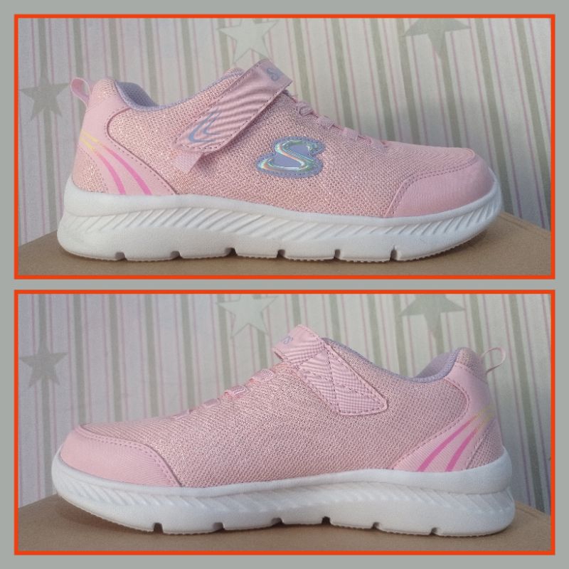 Sepatu anak perempuan Skechers Heart Lights Led original