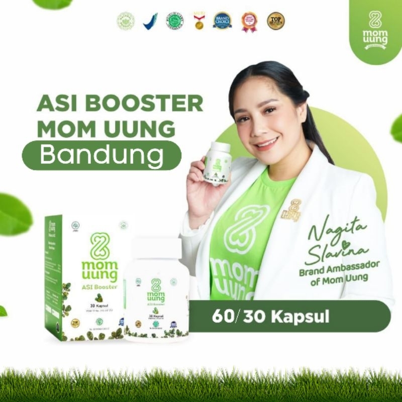 MOM UUNG ASI BOOSTER 30 &amp; 60 KAPSUL / PELANCAR ASI BPOM / PELANCAR ASI HALAL