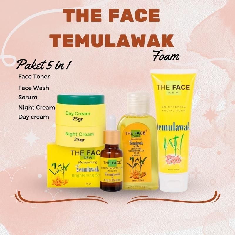 The Face Temulawak 1 Paket 5in1