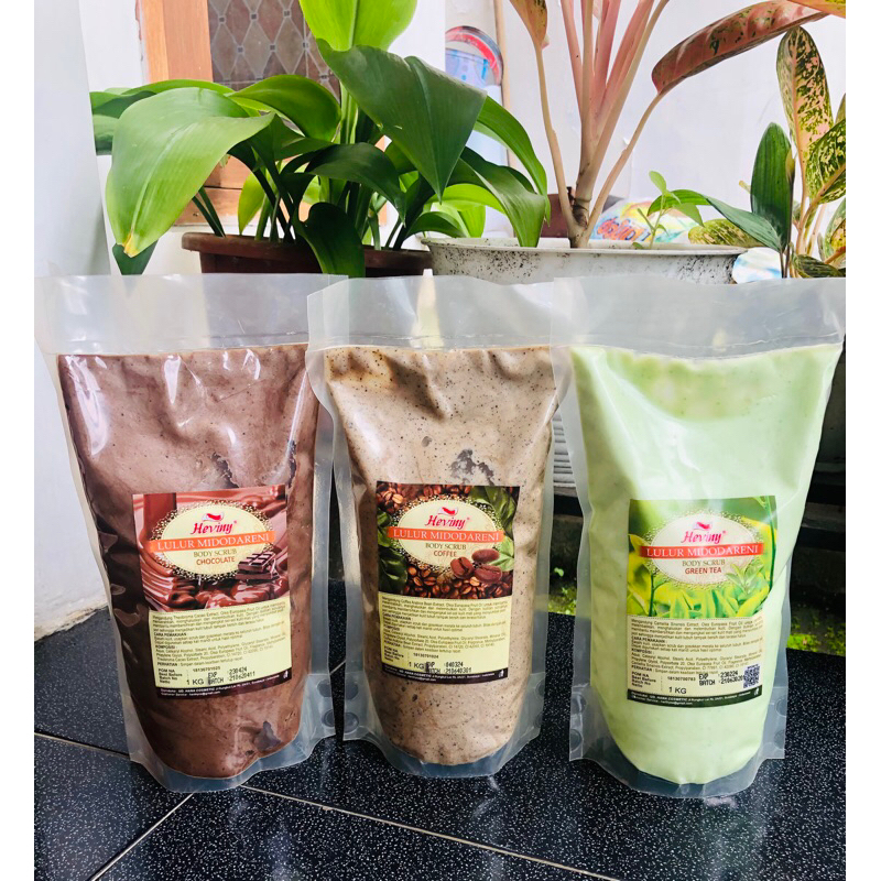 HEVINY LULUR MIDODARENI / BODY SCRUB REFFIL