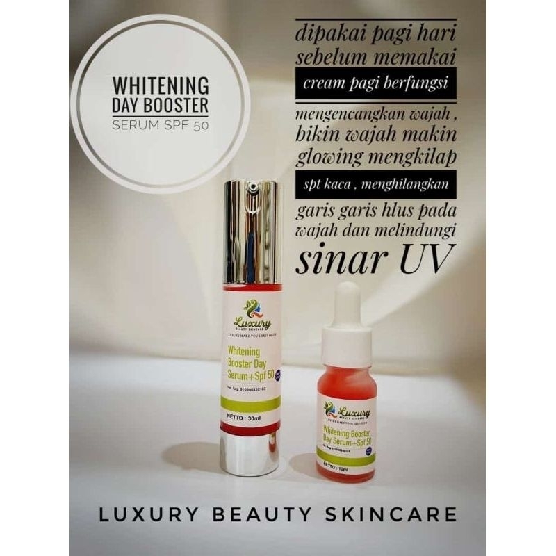 WHITENING DAY BOOSTER SERUM SPF 50 LUXURY BEAUTY SKINCARE