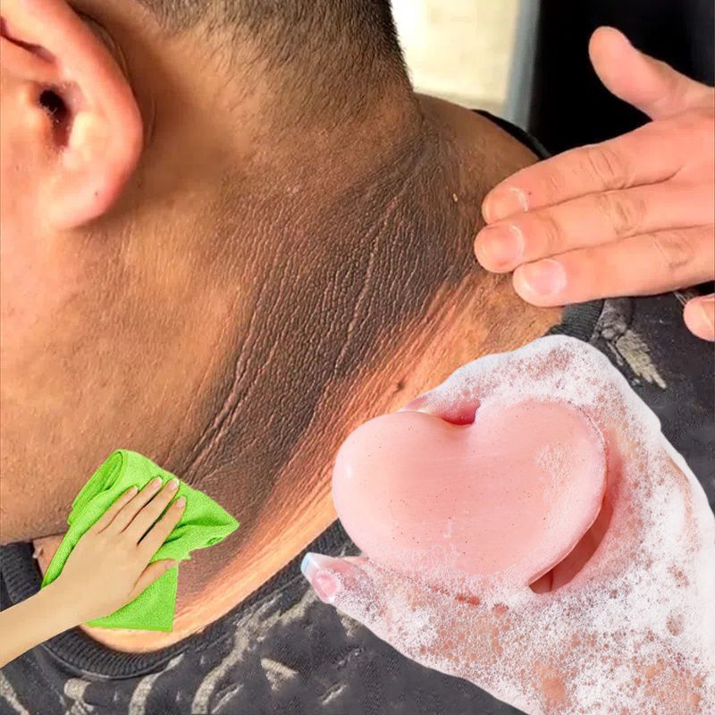 COD Peach Sabun Pemutih badan kulit wajah permanen Soap Whitening bleaching putih cerah original