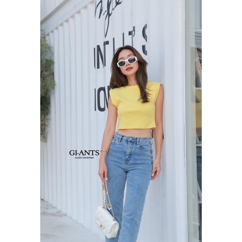 ATASAN GIANTS BASIC MODEL CROP TOP KAOS CROP BANGKOK (BJGB462)