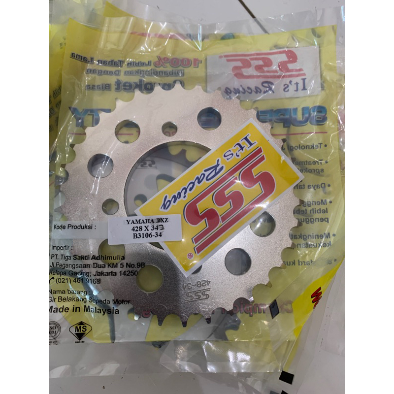 Gir belakang SSS jupiter fizr 428  34/35T