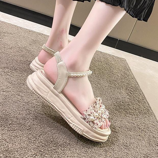 TBIG [COD] Sandal Sepatu Wanita SANDALREINA Import Korea Style Santai Wanita Remaja