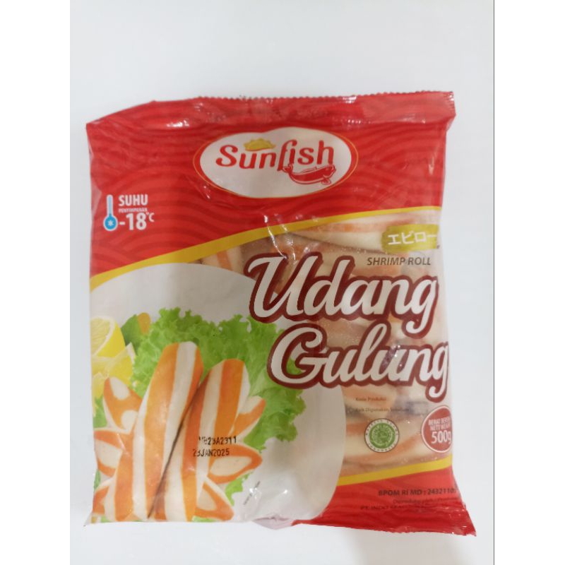 

Sunfish udang gulung 500gr shrimp roll