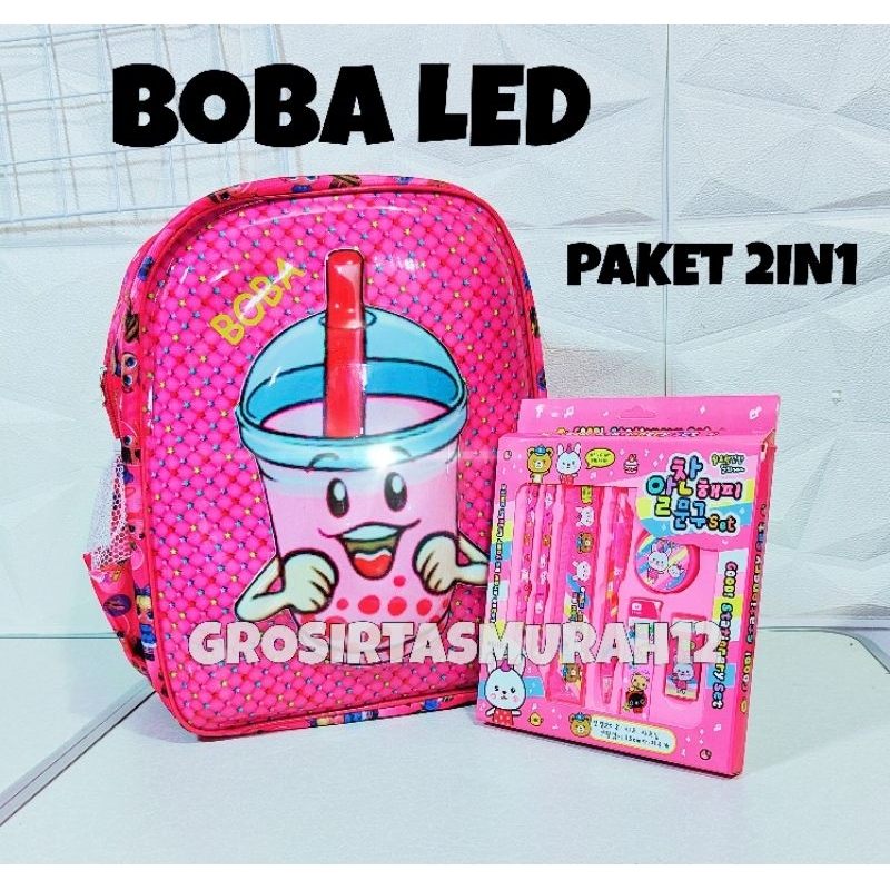 Tas boba viral Tas anak Boba/tas anak timbul Boba/tas anak 3 dimensi/tas anak sekolah perempuan/tas anak bt21 timbul/tas anak bt21 cooky/tas anak Boba SD/tas anak ransel perempuan/tas anak murah/tas anak terlaris